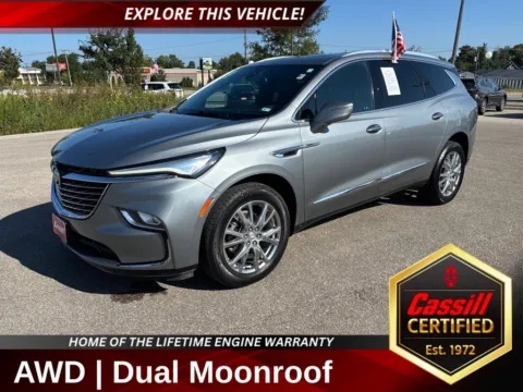 Gray 2023 Buick Enclave Essence for sale in Cedar Rapids, IA