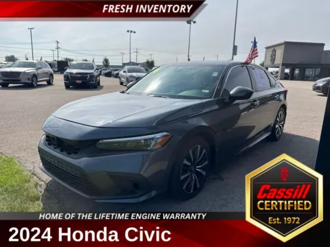 Black 2024 Honda Civic EX for sale in Cedar Rapids, IA