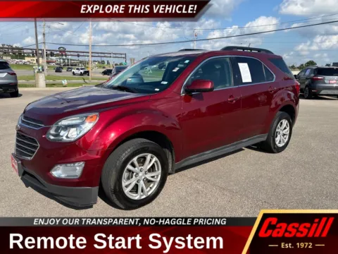 Red 2016 Chevrolet Equinox LT for sale in Cedar Rapids, IA