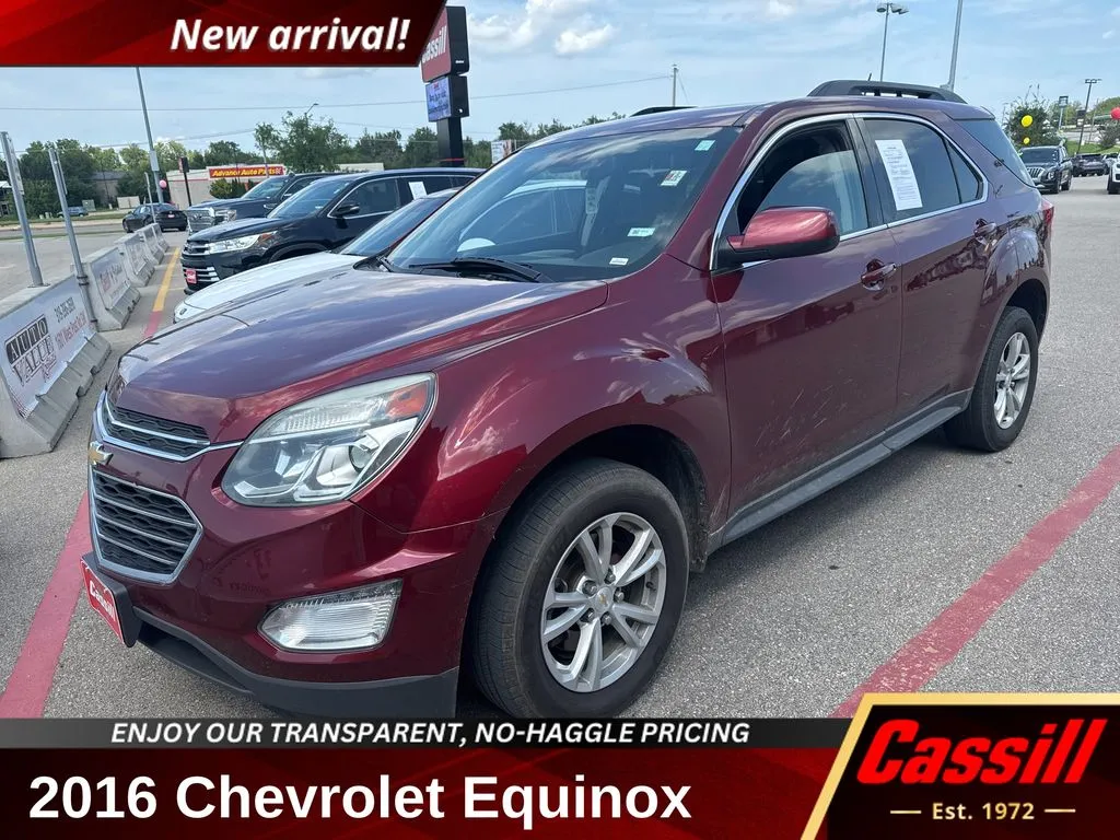 Red 2016 Chevrolet Equinox LT for sale in Cedar Rapids, IA