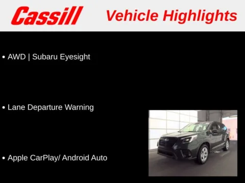 Another view of 2023 Subaru Forester for sale in Cedar Rapids, IA at Cassill Motors