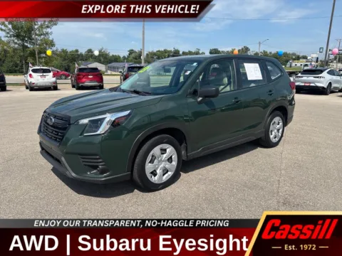 Green 2023 Subaru Forester for sale in Cedar Rapids, IA