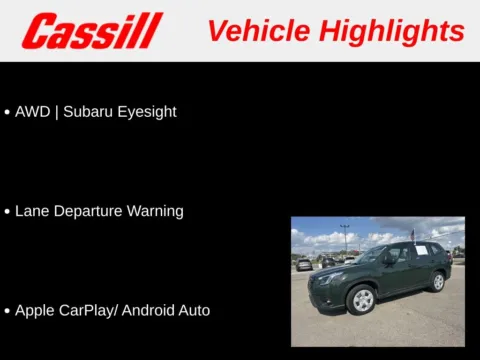 Another view of 2023 Subaru Forester for sale in Cedar Rapids, IA at Cassill Motors