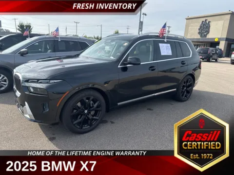 Black 2025 BMW X7 xDrive40i for sale in Cedar Rapids, IA