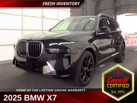 Black 2025 BMW X7 xDrive40i for sale in Cedar Rapids, IA