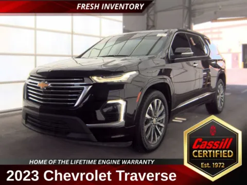 Black 2023 Chevrolet Traverse Premier for sale in Cedar Rapids, IA