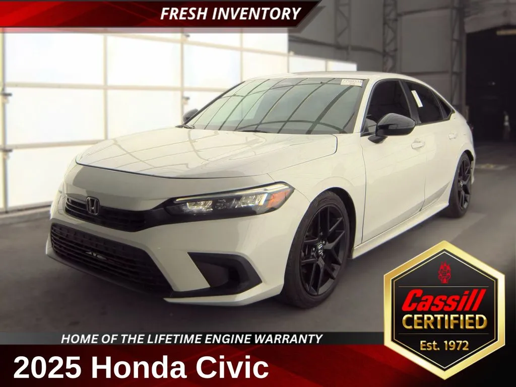 White 2025 Honda Civic Sport for sale in Cedar Rapids, IA