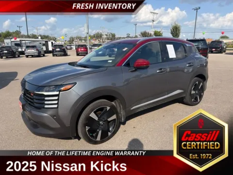 Gray 2025 Nissan Kicks SR for sale in Cedar Rapids, IA