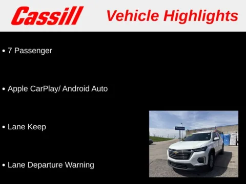 Another view of 2022 Chevrolet Traverse LT for sale in Cedar Rapids, IA at Cassill Motors