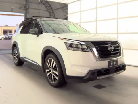 Photos of 2025 Nissan Pathfinder Platinum for sale in Cedar Rapids, IA at Cassill Motors