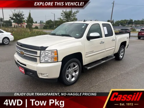 White 2013 Chevrolet Silverado 1500 LTZ for sale in Cedar Rapids, IA