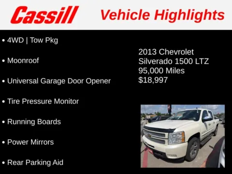 Another view of 2013 Chevrolet Silverado 1500 LTZ for sale in Cedar Rapids, IA at Cassill Motors