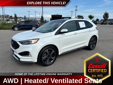 White 2020 Ford Edge ST for sale in Cedar Rapids, IA