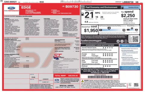 Photos of 2020 Ford Edge ST for sale in Cedar Rapids, IA at Cassill Motors