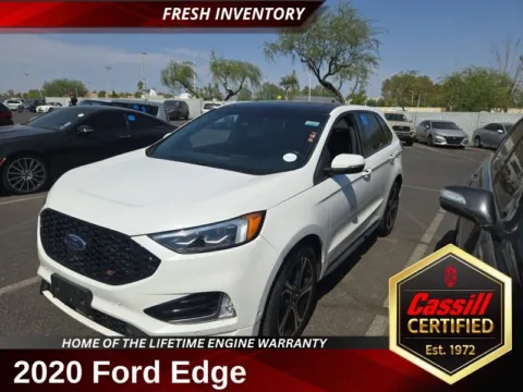 White 2020 Ford Edge ST for sale in Cedar Rapids, IA