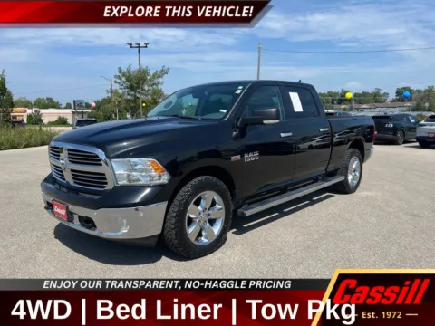 Black 2015 Ram 1500 Big Horn for sale in Cedar Rapids, IA