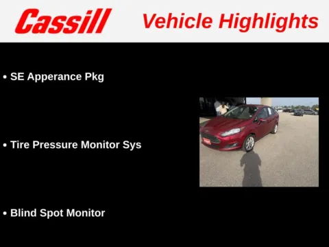 Another view of 2016 Ford Fiesta SE for sale in Cedar Rapids, IA at Cassill Motors