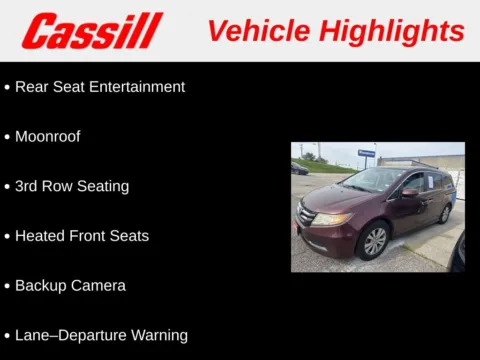 Another view of 2016 Honda Odyssey EX-L for sale in Cedar Rapids, IA at Cassill Motors