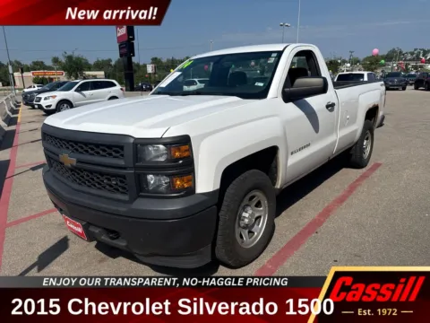 White 2015 Chevrolet Silverado 1500 WT for sale in Cedar Rapids, IA