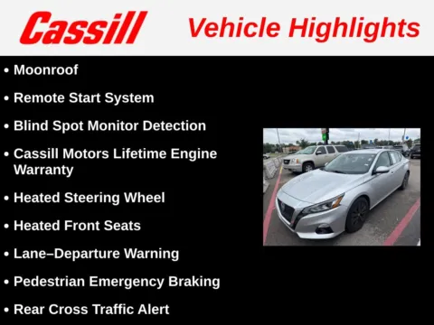 Another view of 2020 Nissan Altima 2.5 SL for sale in Cedar Rapids, IA at Cassill Motors