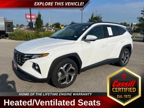 White 2024 Hyundai Tucson Limited for sale in Cedar Rapids, IA