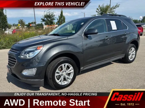 Gray 2017 Chevrolet Equinox LT for sale in Cedar Rapids, IA