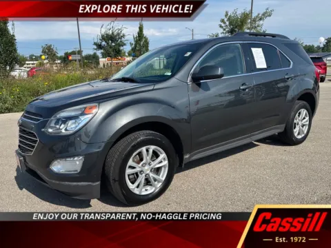 Gray 2017 Chevrolet Equinox LT for sale in Cedar Rapids, IA
