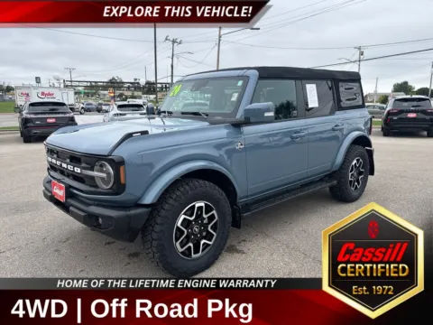 Gray 2024 Ford Bronco Outer Banks for sale in Cedar Rapids, IA