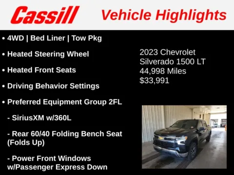Another view of 2023 Chevrolet Silverado 1500 LT for sale in Cedar Rapids, IA at Cassill Motors