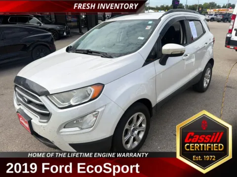 White 2019 Ford EcoSport SE for sale in Cedar Rapids, IA
