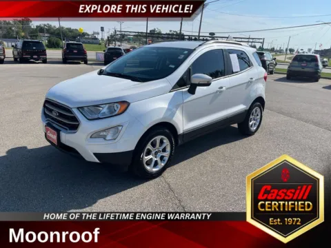 White 2019 Ford EcoSport SE for sale in Cedar Rapids, IA
