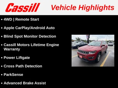 Another view of 2018 Jeep Compass Latitude for sale in Cedar Rapids, IA at Cassill Motors