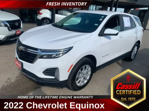 White 2022 Chevrolet Equinox LT for sale in Cedar Rapids, IA