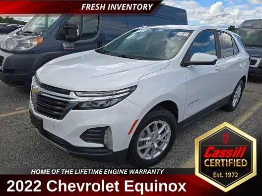 White 2022 Chevrolet Equinox LT for sale in Cedar Rapids, IA