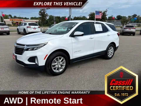 White 2022 Chevrolet Equinox LT for sale in Cedar Rapids, IA