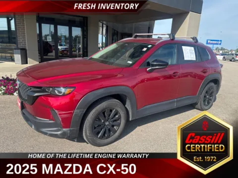 Red 2025 Mazda CX-50 2.5 S Preferred Package for sale in Cedar Rapids, IA