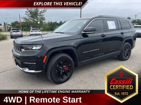 Black 2023 Jeep Grand Cherokee L Limited for sale in Cedar Rapids, IA