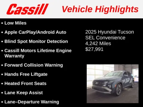 Another view of 2025 Hyundai Tucson SEL Convenience for sale in Cedar Rapids, IA at Cassill Motors