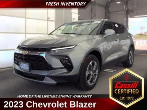 Gray 2023 Chevrolet Blazer LT for sale in Cedar Rapids, IA