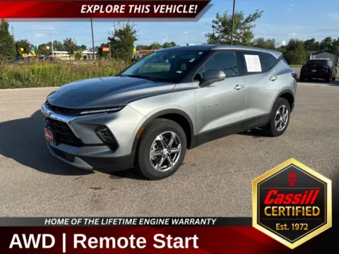 Gray 2023 Chevrolet Blazer LT for sale in Cedar Rapids, IA