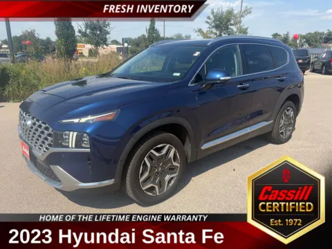 Blue 2023 Hyundai Santa Fe Limited for sale in Cedar Rapids, IA