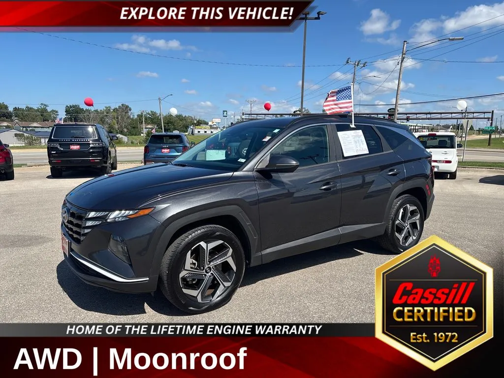 Gray 2022 Hyundai Tucson SEL for sale in Cedar Rapids, IA