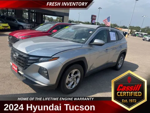 Silver 2024 Hyundai Tucson SEL for sale in Cedar Rapids, IA