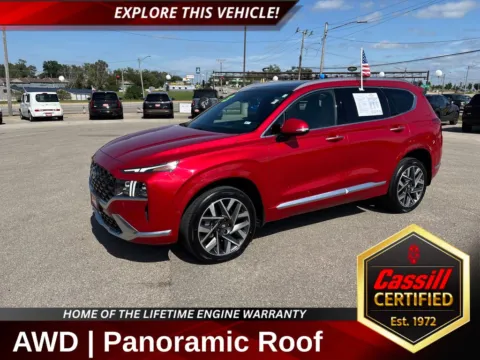 Red 2023 Hyundai Santa Fe Calligraphy for sale in Cedar Rapids, IA
