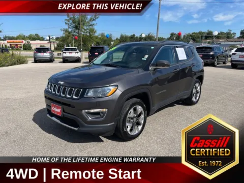Gray 2020 Jeep Compass Limited for sale in Cedar Rapids, IA