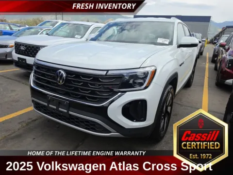 White 2025 Volkswagen Atlas Cross Sport 2.0T SE w/Technology for sale in Cedar Rapids, IA