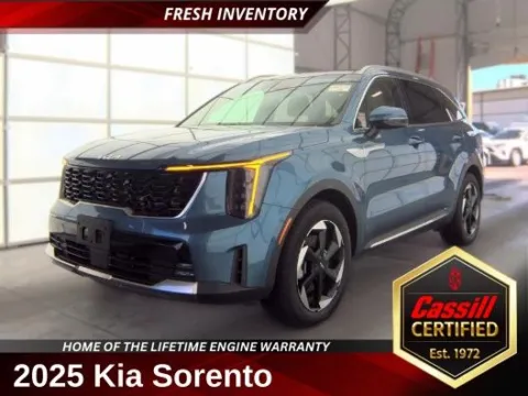 Blue 2025 Kia Sorento Plug-In Hybrid EX for sale in Cedar Rapids, IA