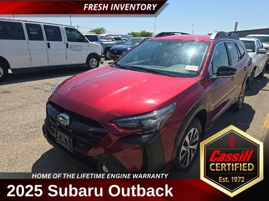 Red 2025 Subaru Outback Premium for sale in Cedar Rapids, IA