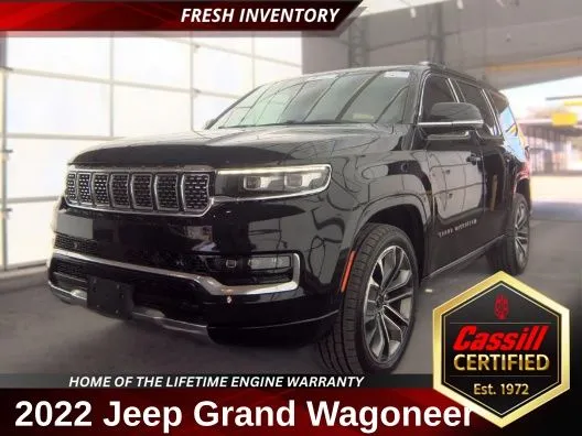 Black 2022 Jeep Grand Wagoneer Series III for sale in Cedar Rapids, IA