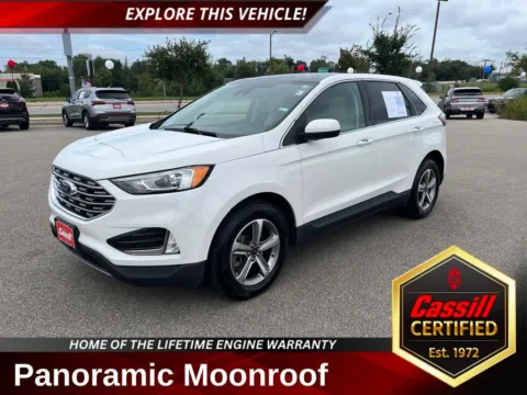 White 2021 Ford Edge SEL for sale in Cedar Rapids, IA